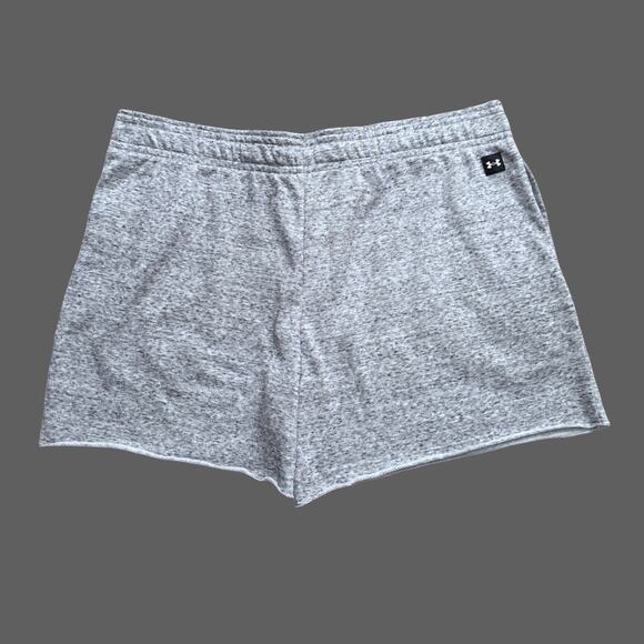 Under Armour UA Project Rock Terry Men's 5" Shorts Gray Size XXL NWT - Picture 9 of 10